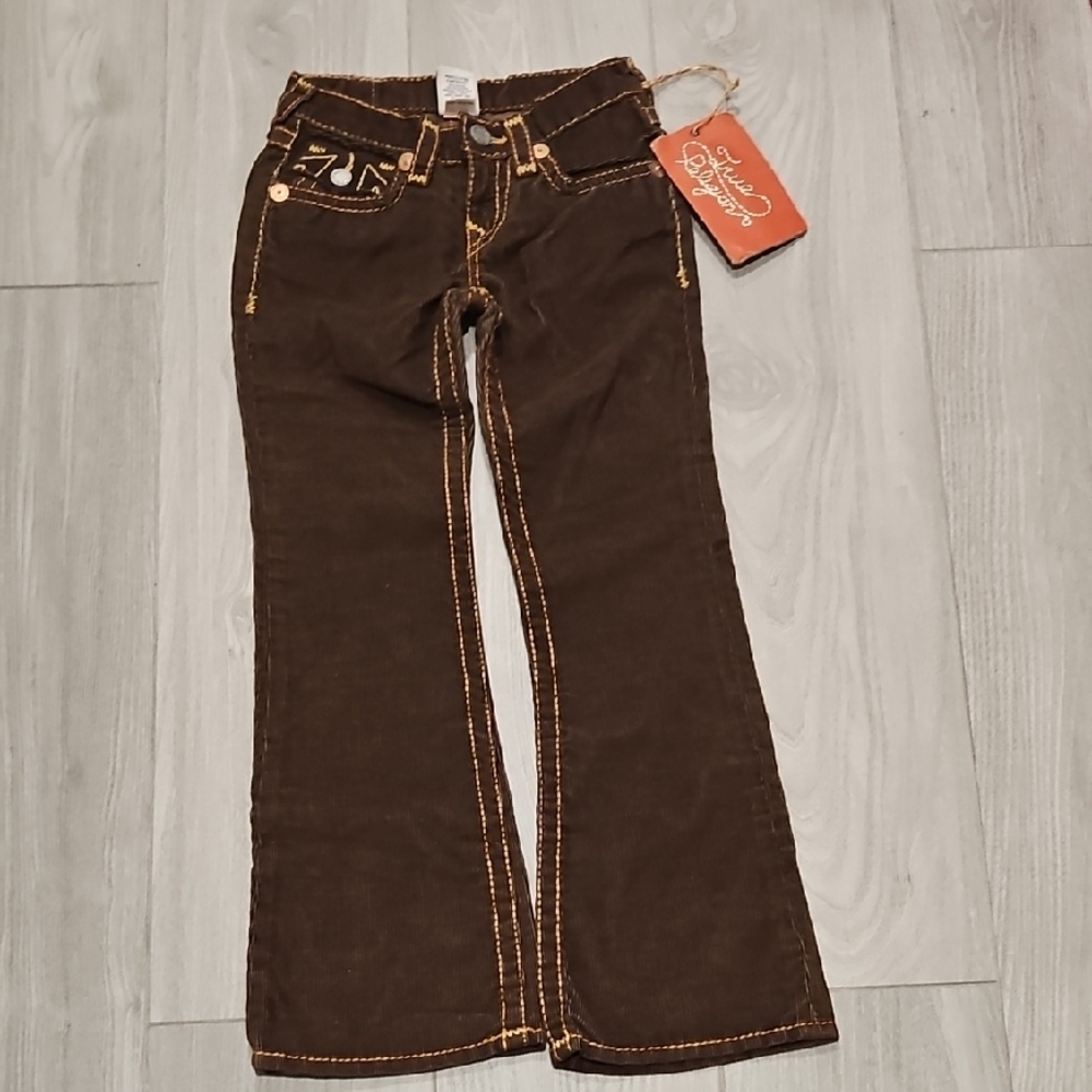 True Religion Kids Brown Jeans NEW FOR BIG KIDS